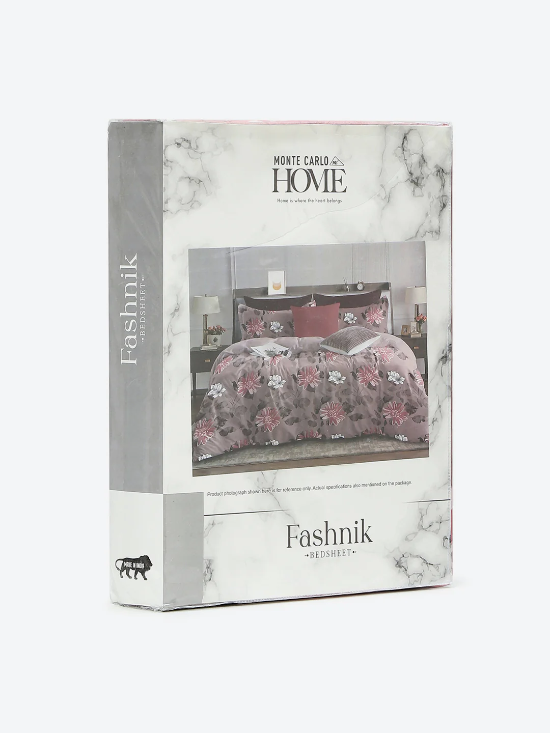 144 TC Cotton Double Bed 1 Bedsheet with 2 Pillow Covers (Fashnik) - Image 9