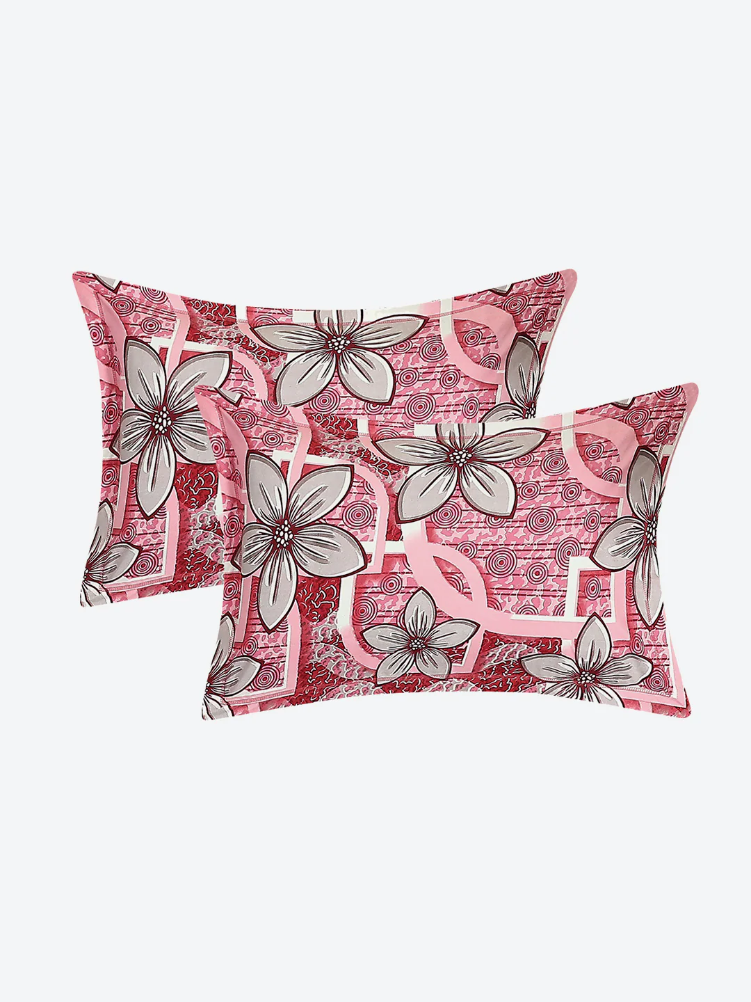144 TC Cotton Double Bed 1 Bedsheet with 2 Pillow Covers (Fashnik) - Image 7