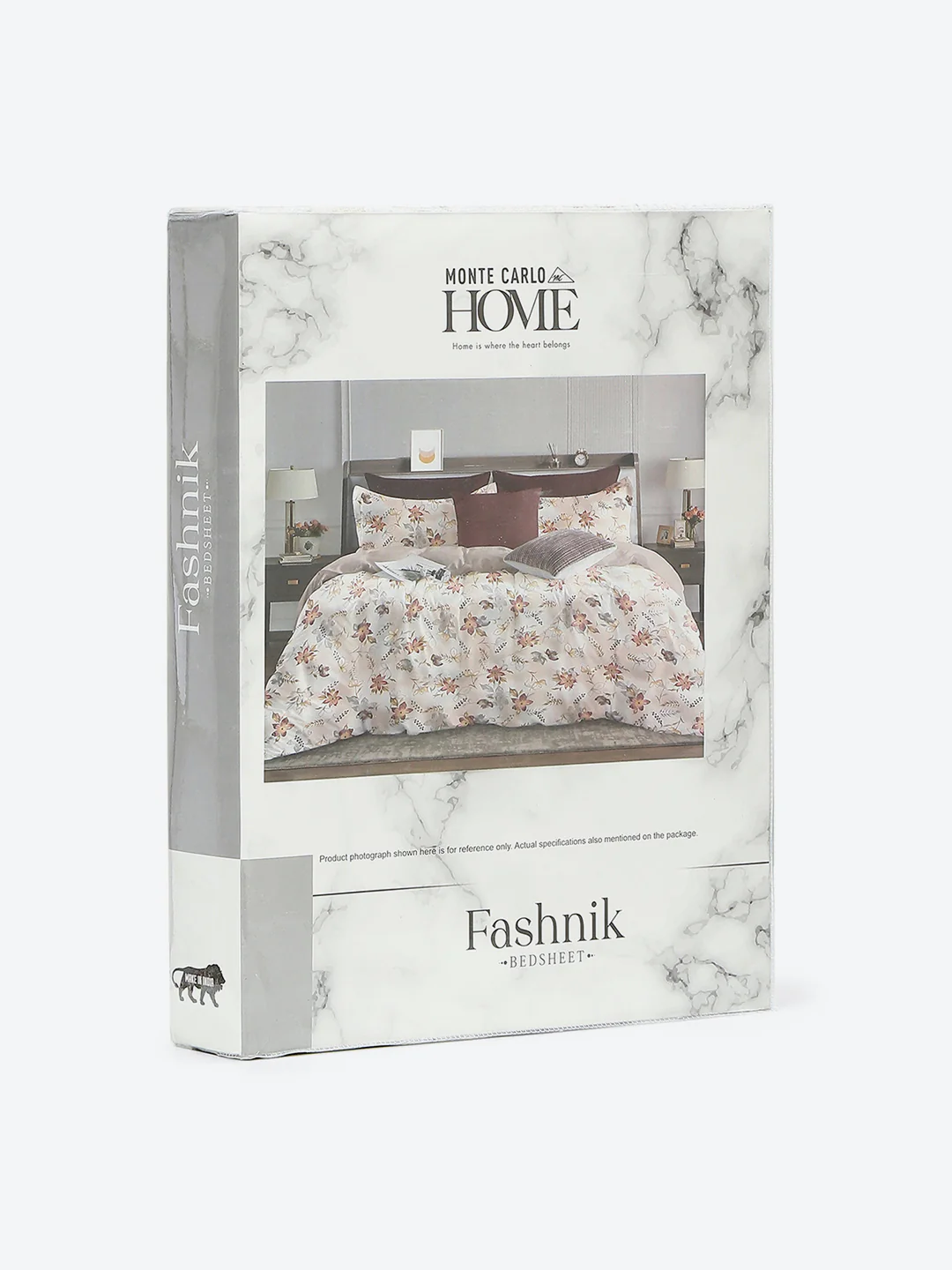 144 TC Cotton Double Bed 1 Bedsheet with 2 Pillow Covers (Fashnik) - Image 9