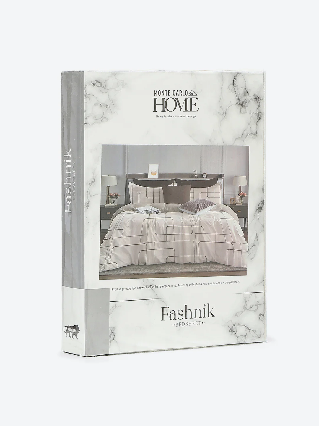 144 TC Cotton Double Bed 1 Bedsheet with 2 Pillow Covers (Fashnik) - Image 9