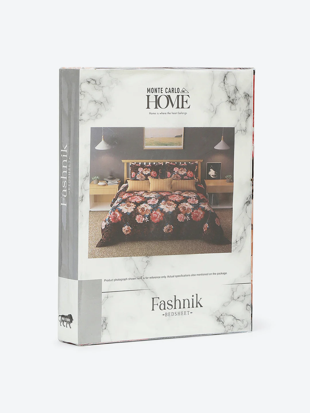 144 TC Cotton Double Bed 1 Bedsheet with 2 Pillow Covers (Fashnik) - Image 9