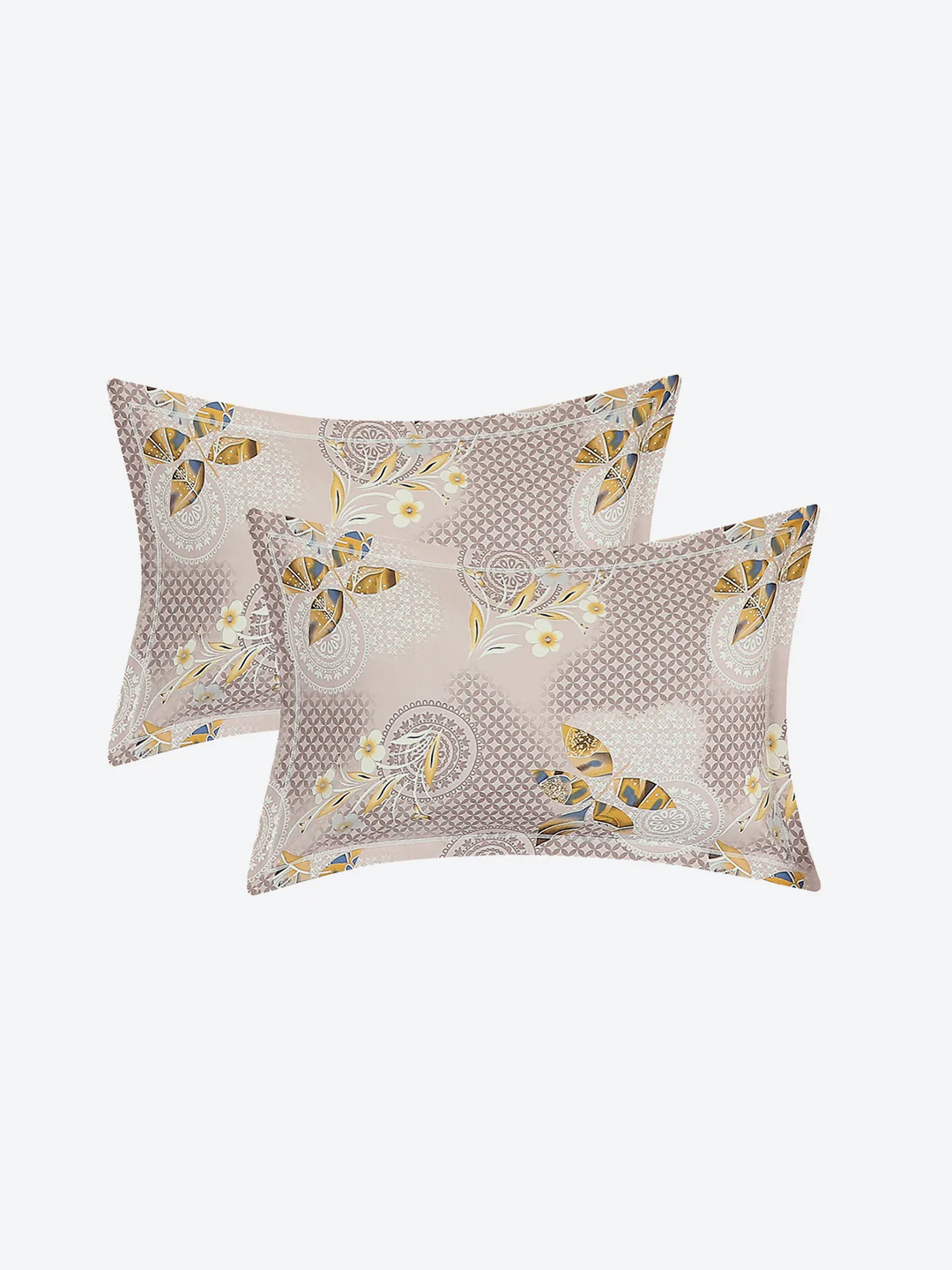 144 TC Cotton Double Bed 1 Bedsheet with 2 Pillow Covers (Fashnik) - Image 7