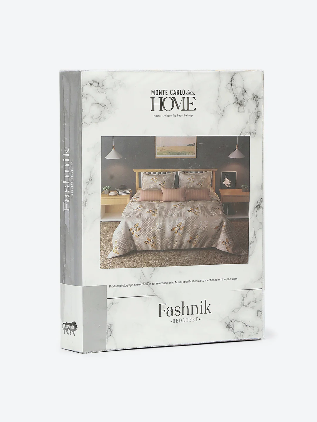 144 TC Cotton Double Bed 1 Bedsheet with 2 Pillow Covers (Fashnik) - Image 9