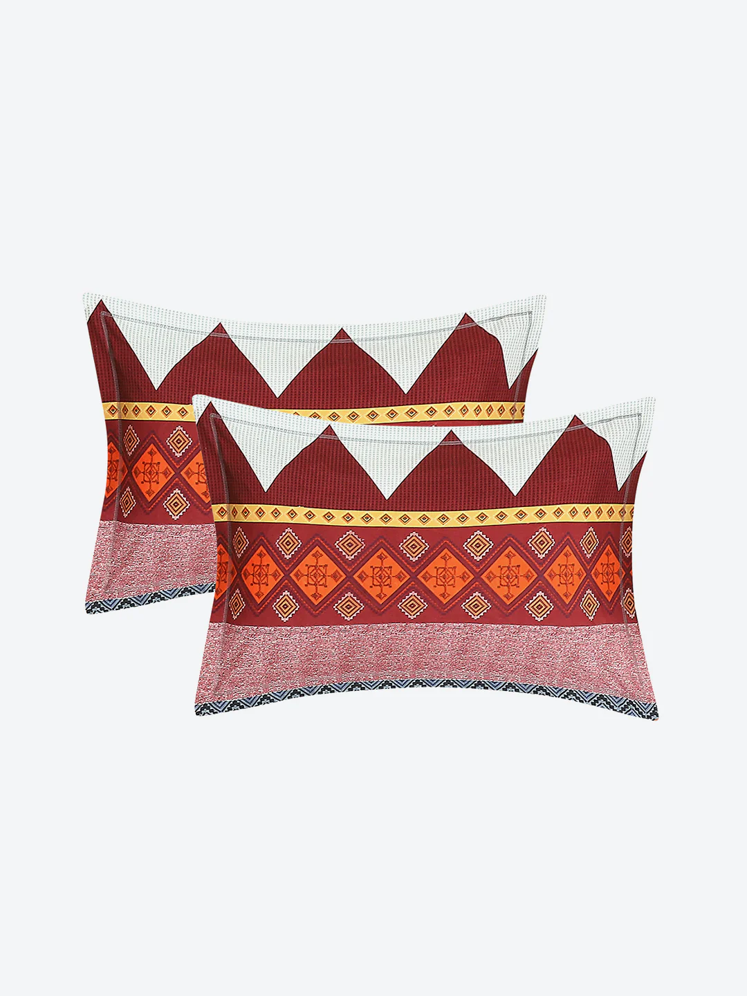 144 TC Cotton Double Bed 1 Bedsheet with 2 Pillow Covers (Fashnik) - Image 7