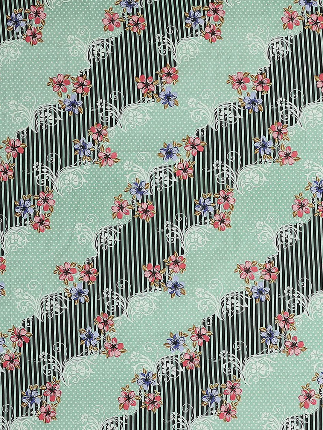 144 TC Cotton Double Bed 1 Bedsheet with 2 Pillow Covers (Fashnik) - Image 6