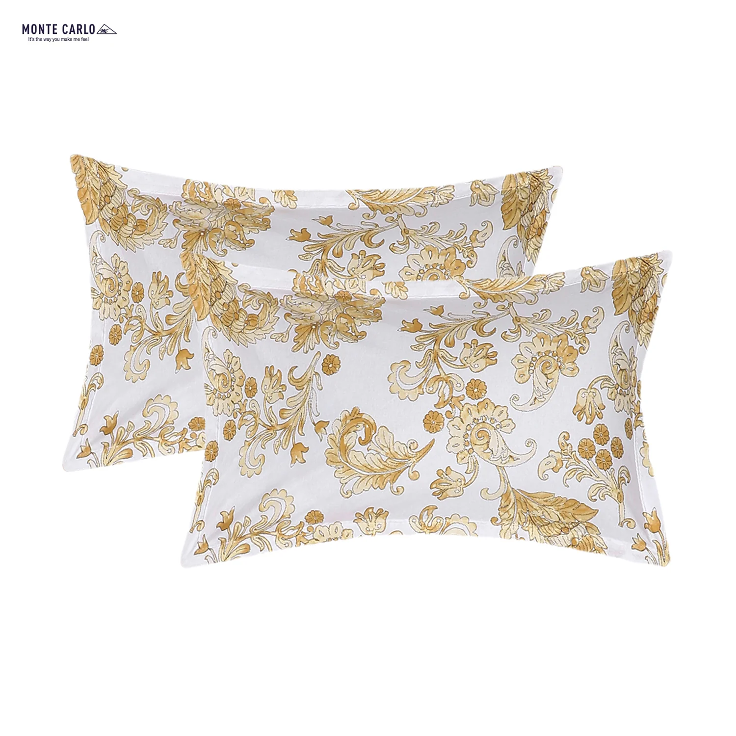 144 TC Cotton Double Bedsheet with 2 Pillow Covers - Image 7