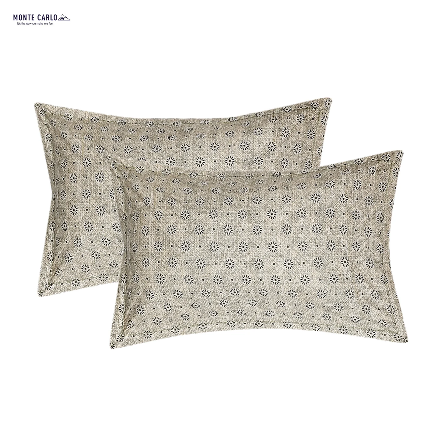 144 TC Cotton Double Bedsheet with 2 Pillow Covers - Image 7