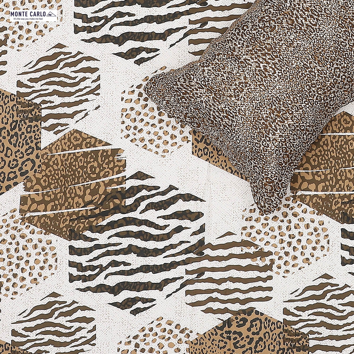 144 TC Cotton Double Bedsheet with 2 Pillow Covers - Image 5