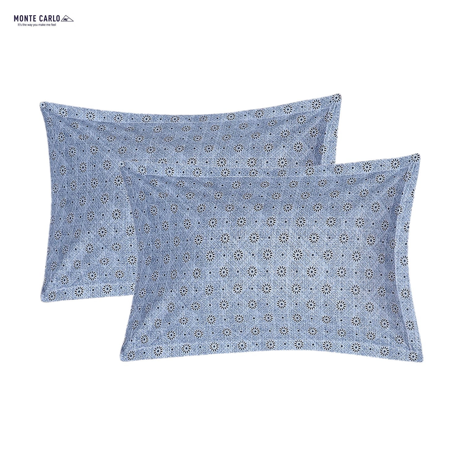 144 TC Cotton Double Bedsheet with 2 Pillow Covers - Image 7