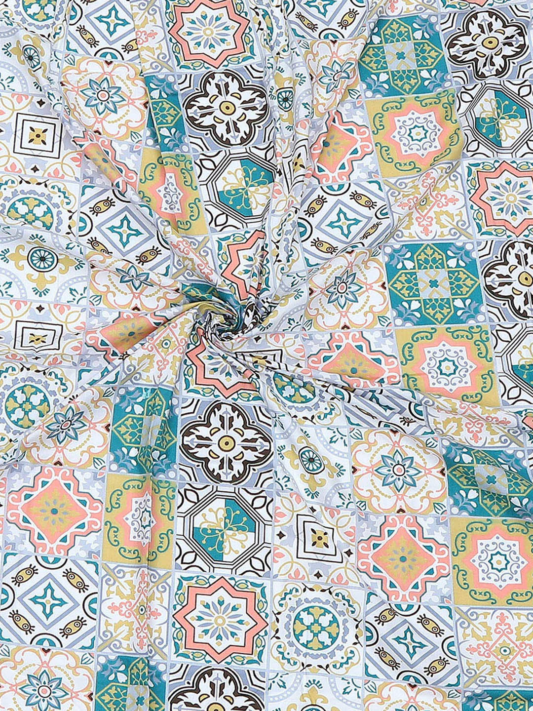 144 TC Cotton Single Bedsheet with 1 Pillow Cover (Solstice) - Image 8