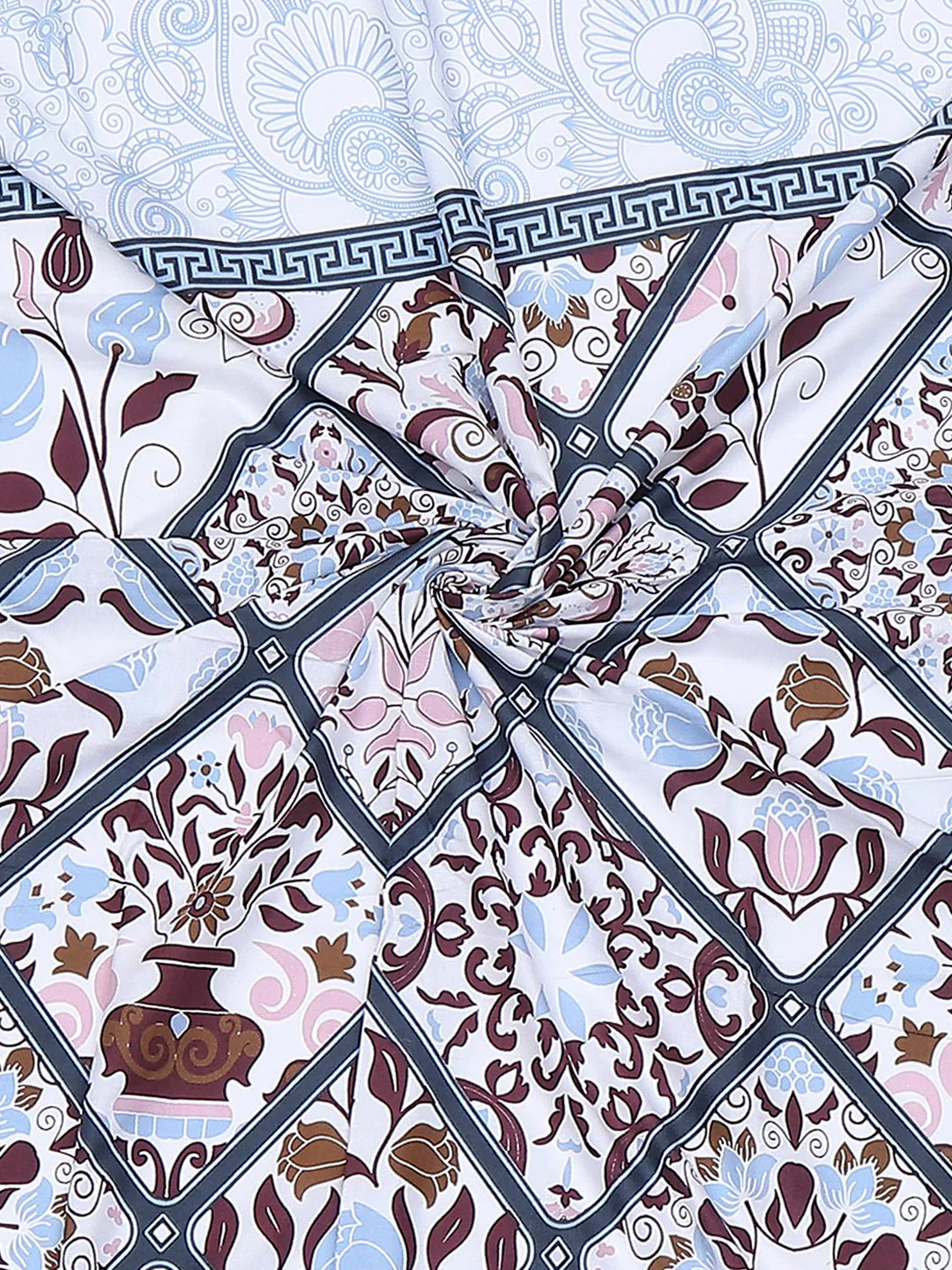 144 TC Cotton Single Bedsheet with 1 Pillow Cover (Solstice) - Image 8