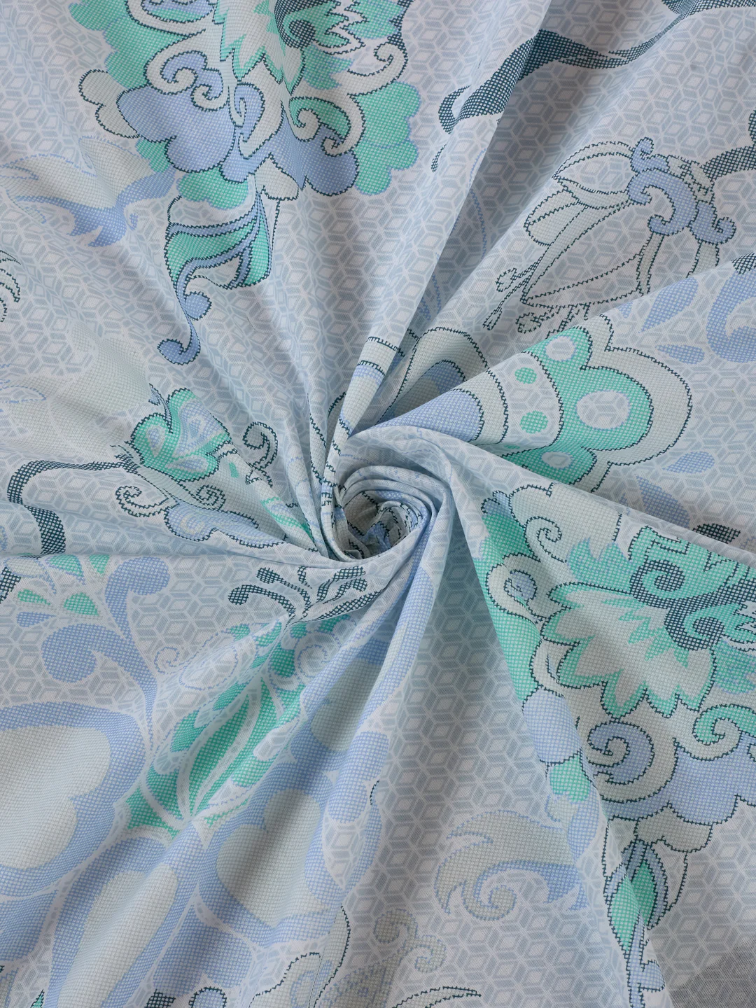 144 TC Pure Cotton King Size Bedsheet with 2 Pillow Covers Sensations Collection - Image 8
