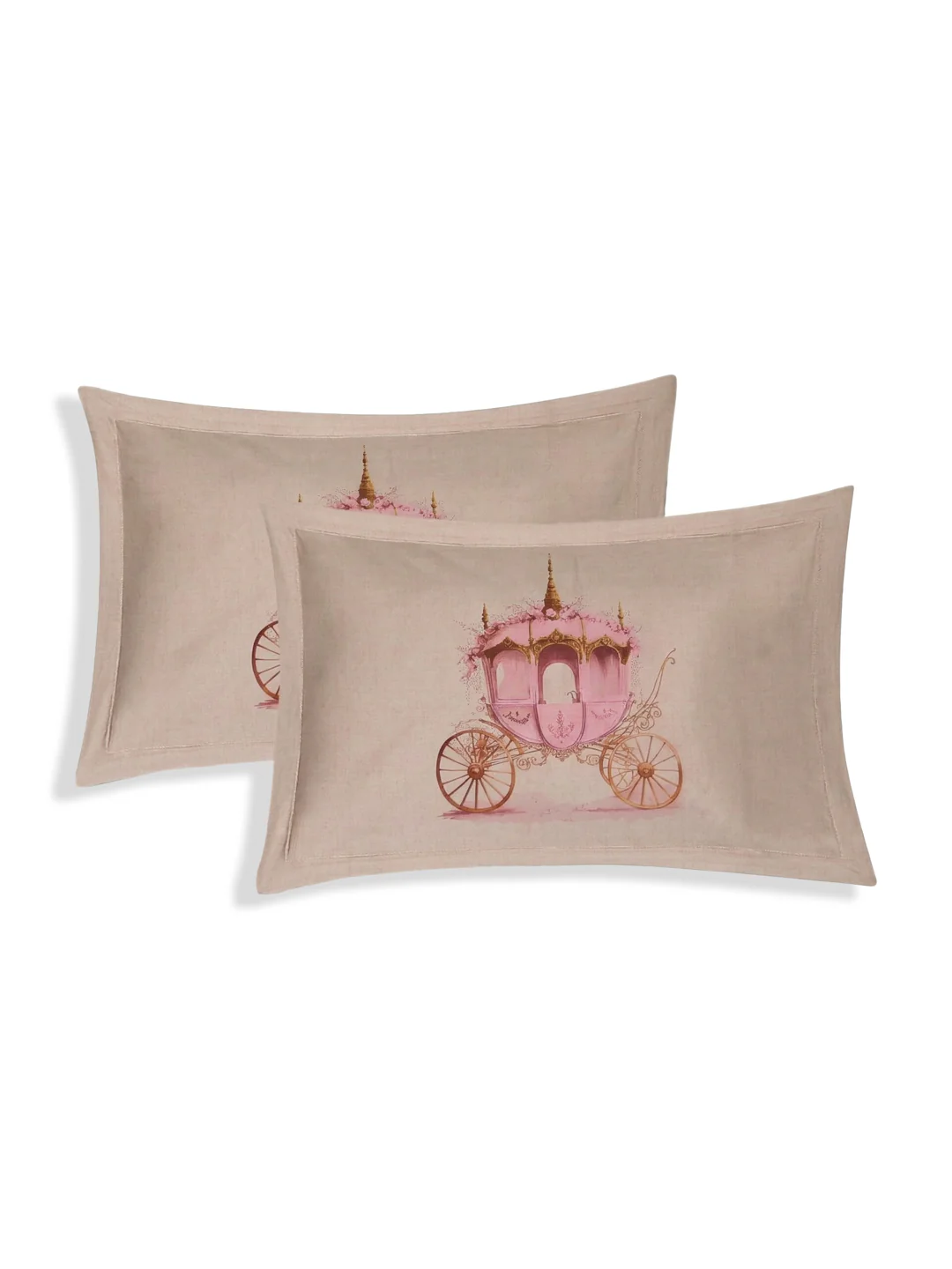 144 TC Pure Cotton King Size Bedsheet with 2 Pillow Covers Sensations Collection - Image 6