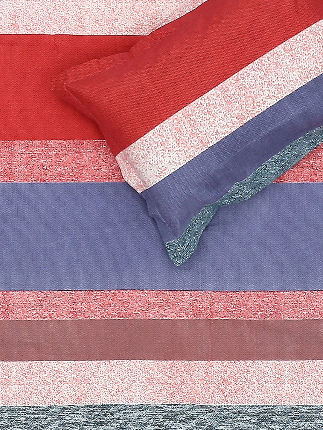 145 GSM Polyester Double Bed Bedsheet with 2 Pillow Covers - Image 6