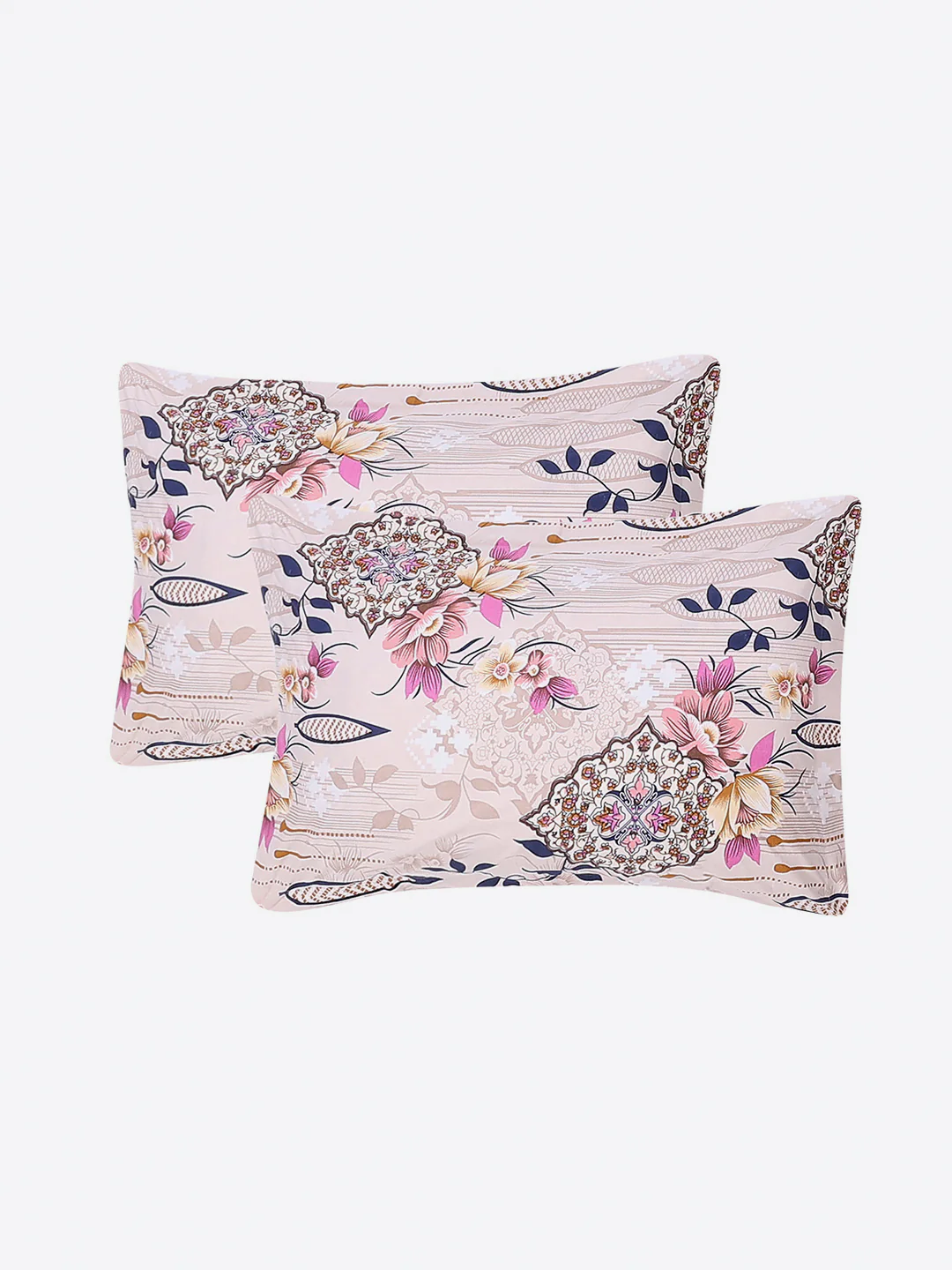 155 GSM Micro Double Bed 1 Bedsheet with 2 Pillow Cover (Clare) - Image 7
