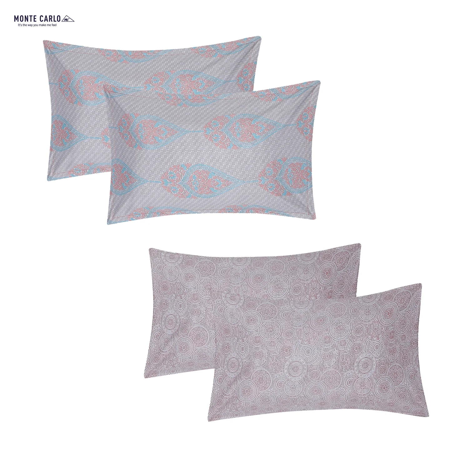 180 TC Cotton Double Bedsheet with 2 Pillow Covers - Image 13