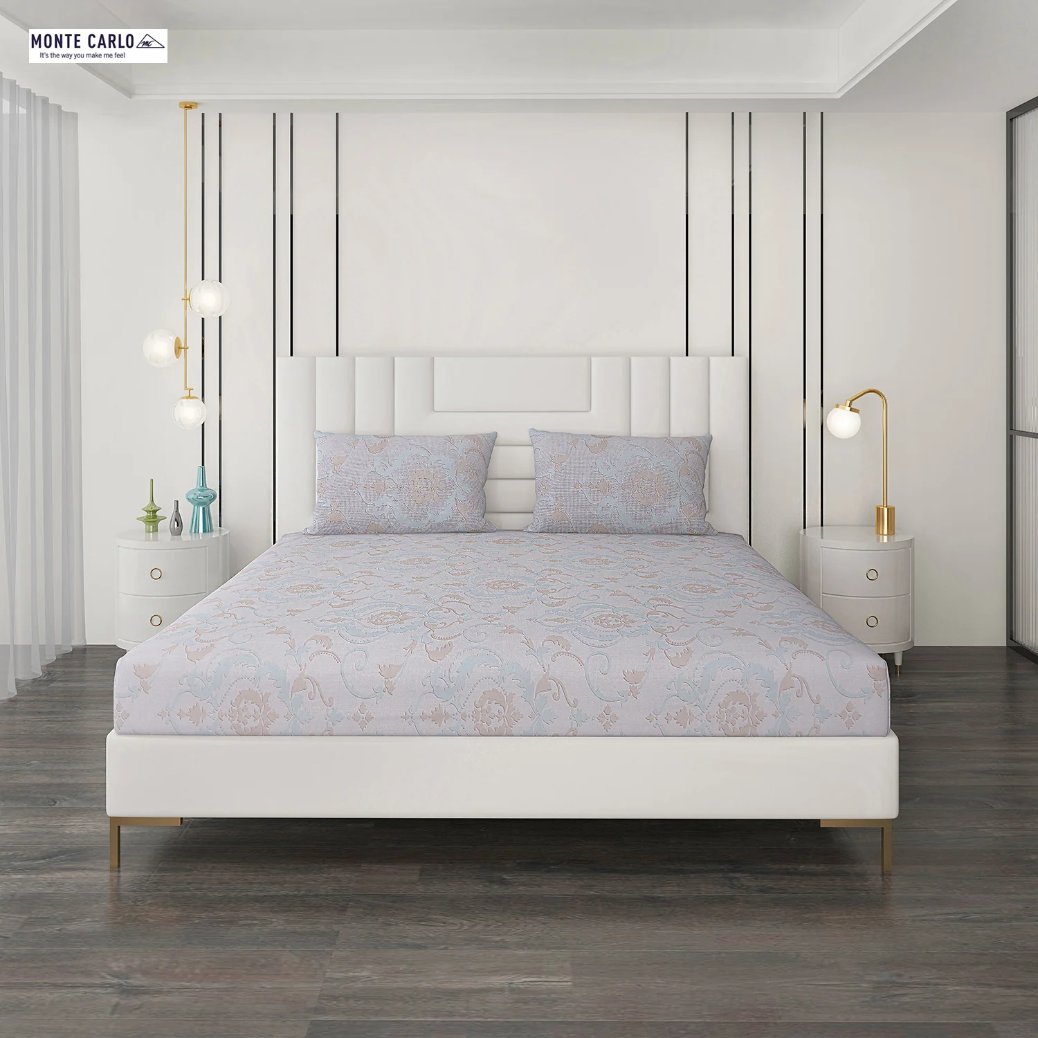 180 TC Cotton Double Bedsheet with 2 Pillow Covers - Image 10