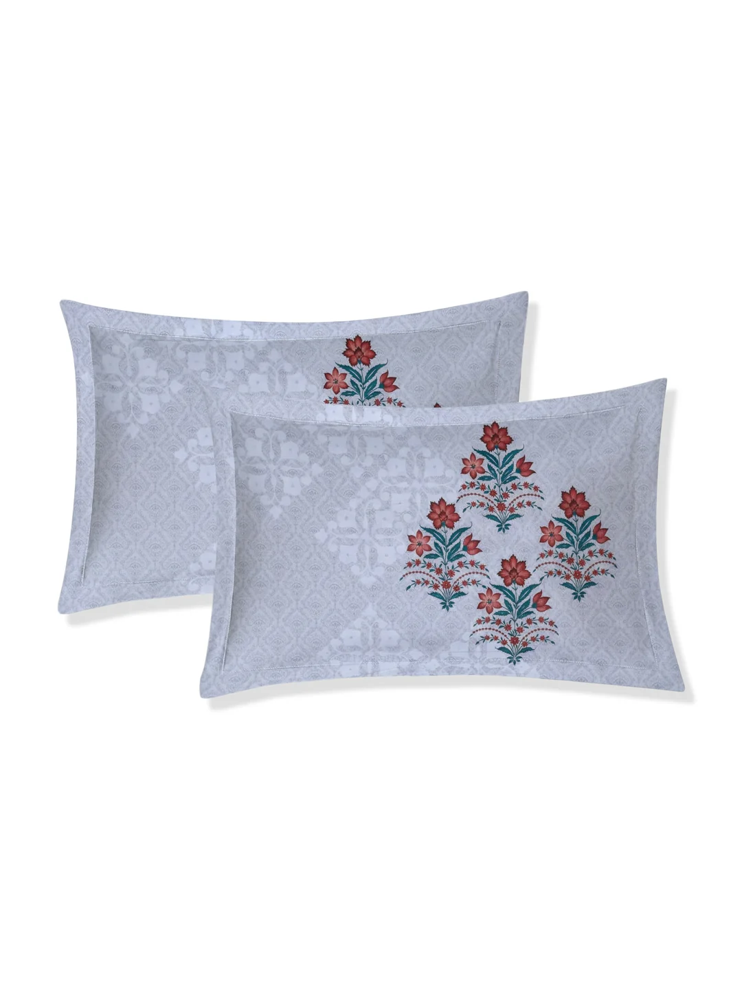 Premium 180 TC Pure Cotton King Size Bedsheet with 2 Pillow Covers Sanganeri Collection - Image 6