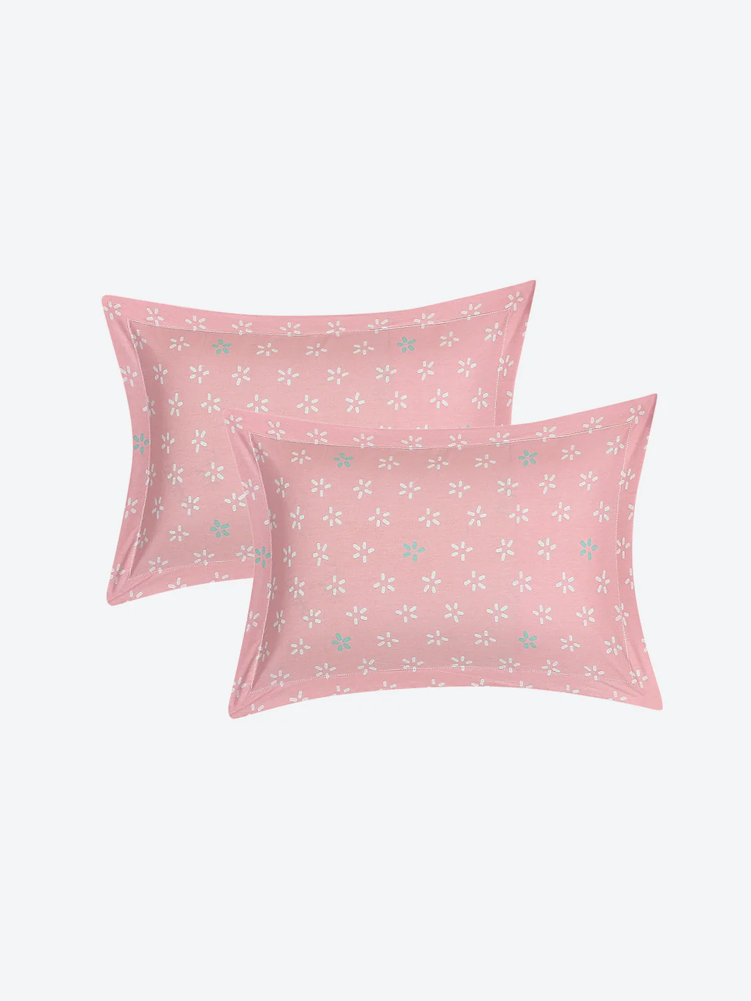 200 TC Cotton Double Bed 1 Bedsheet with 2 Pillow Covers (Ramona) - Image 7