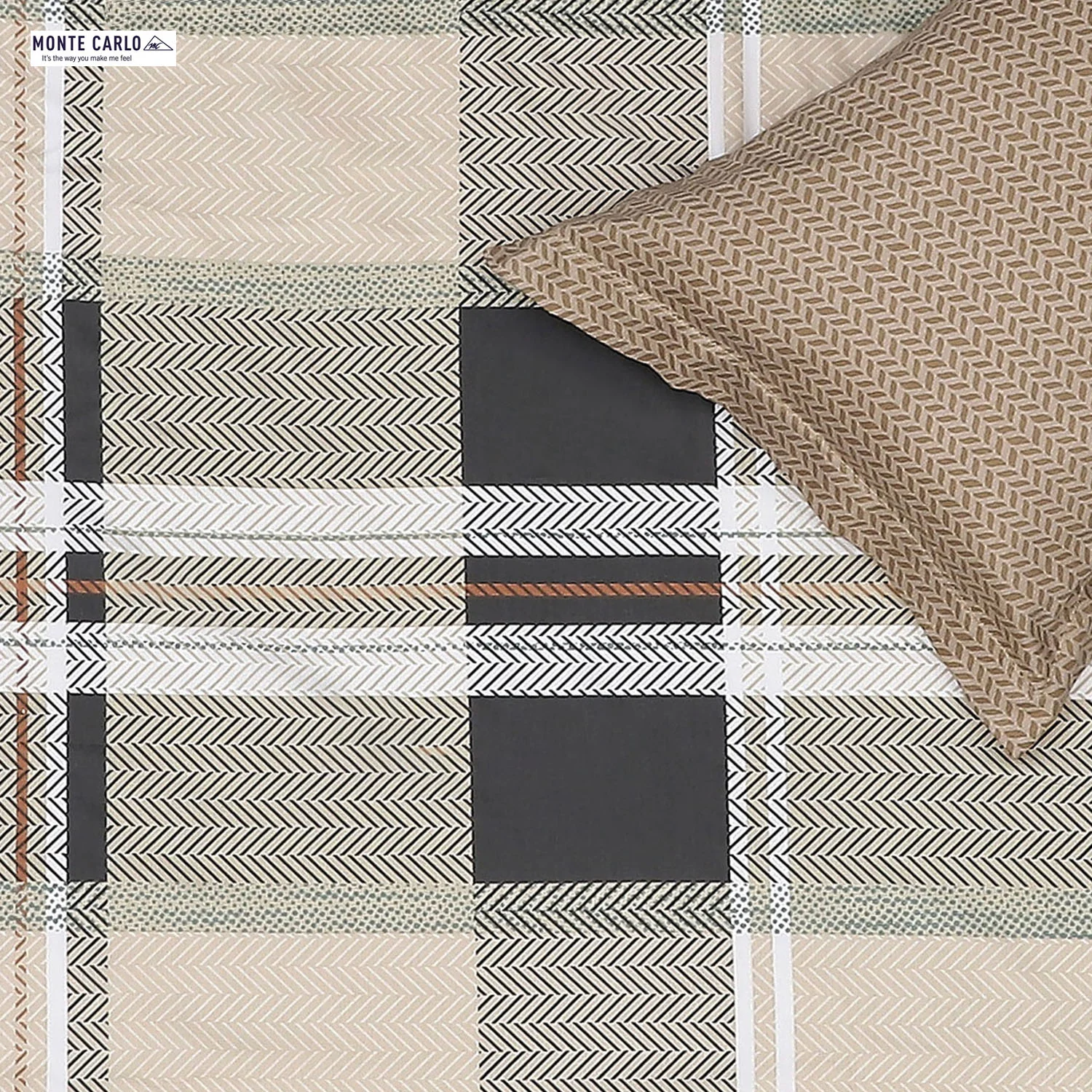 200 TC Cotton Double Bedsheet with 2 Pillow Covers - Image 5