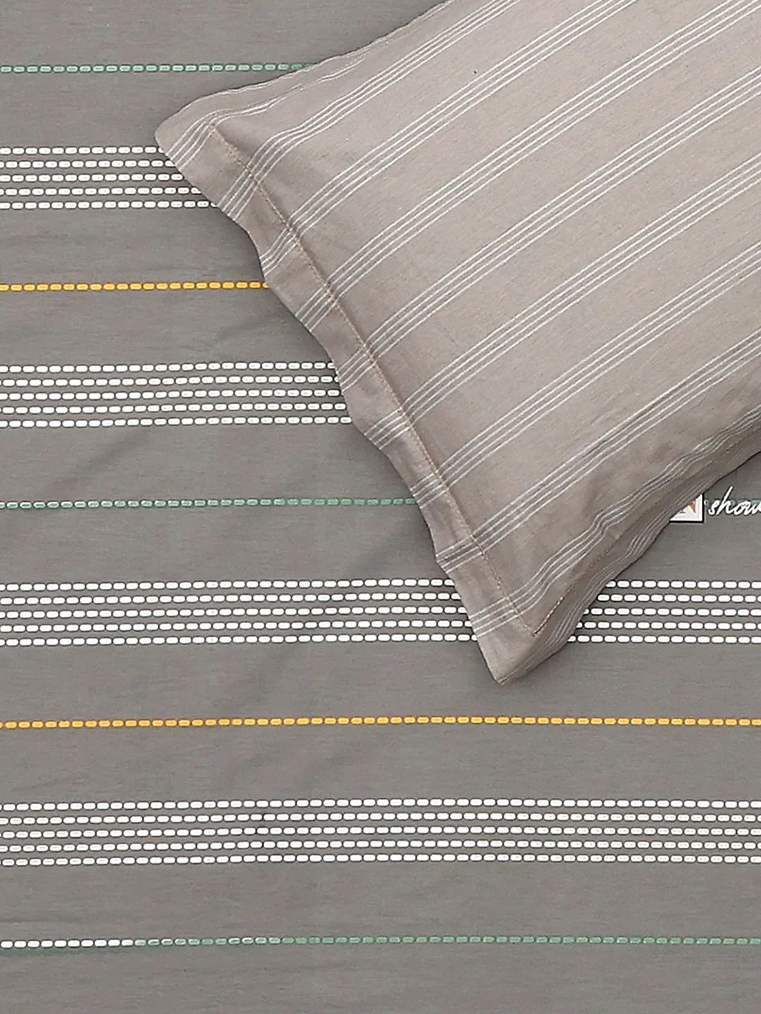 210 TC Cotton Double Bed 1 Bedsheet with 2 Pillow Covers (Ramona) - Image 5