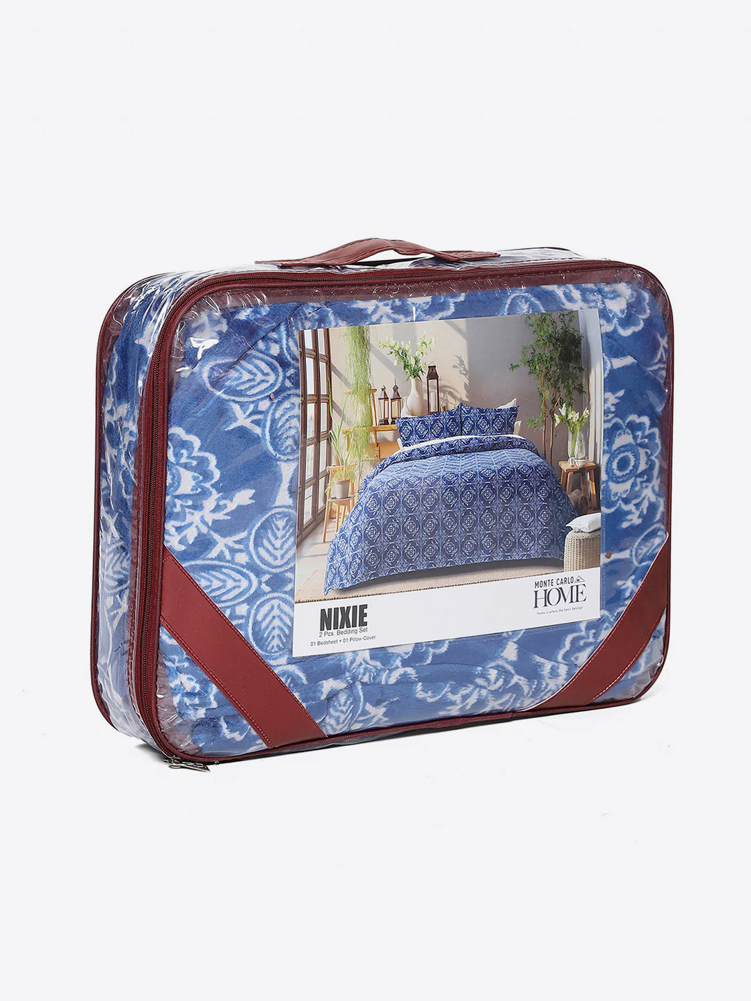 264 GSM Polyester Single Bed 1 Bedsheet with 1 Pillow Cover (Nixie Piece) - Image 9