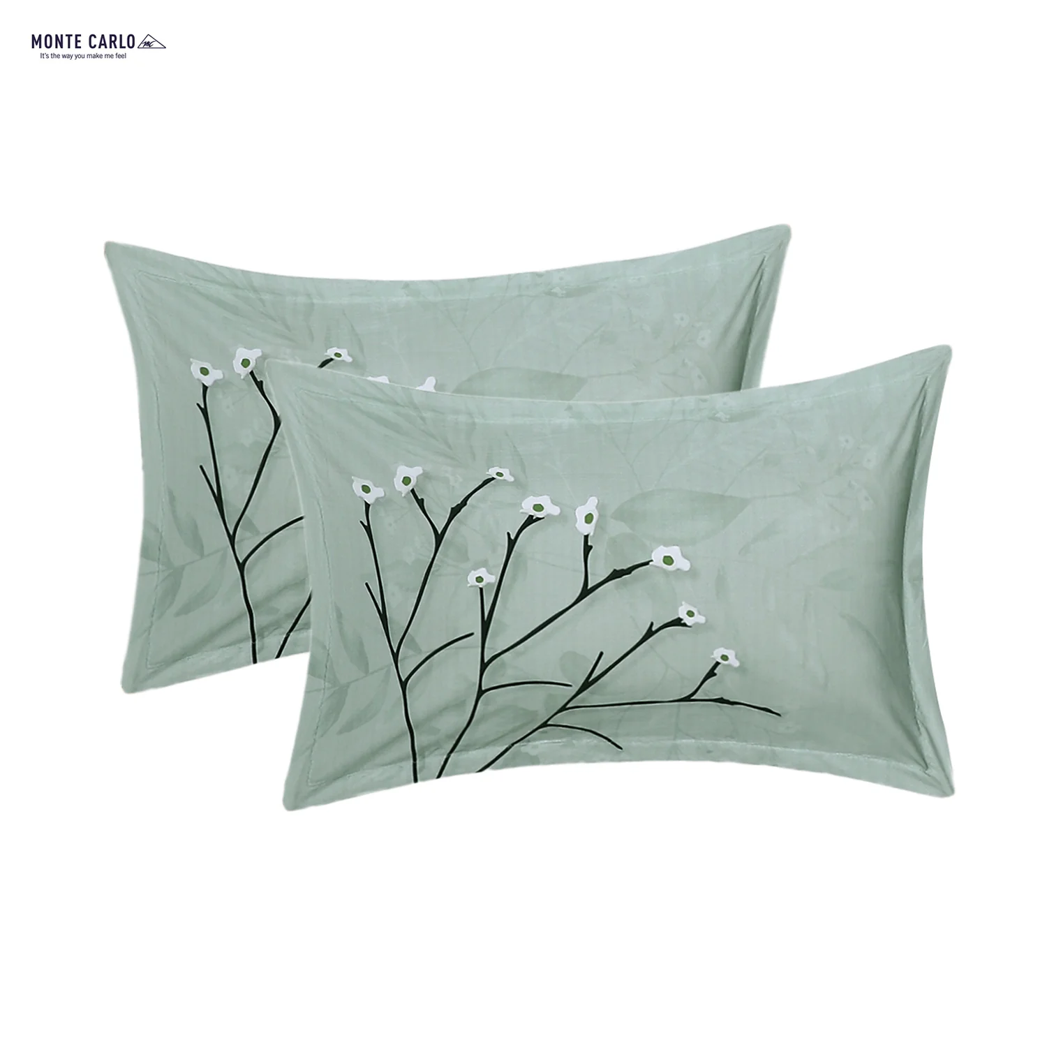 300 TC Cotton Double Bedsheet with 2 Pillow Covers - Image 7