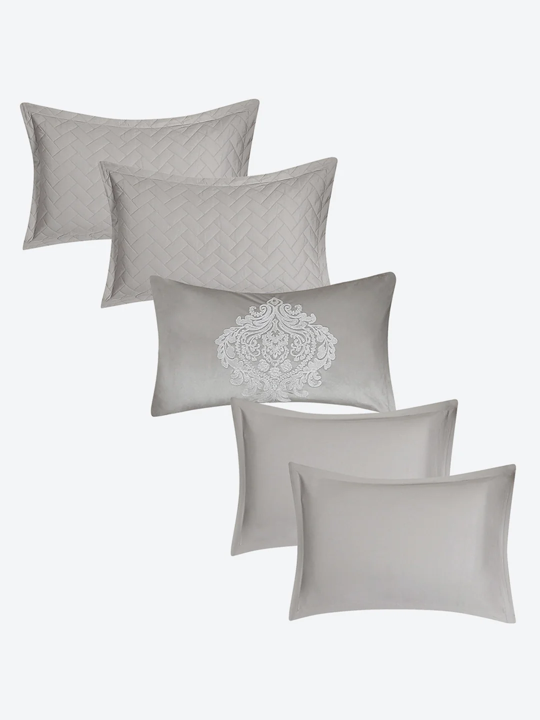 300 TC Cotton King Size Luxury 11 Pc Bedding Set (Trousseau) - Image 7