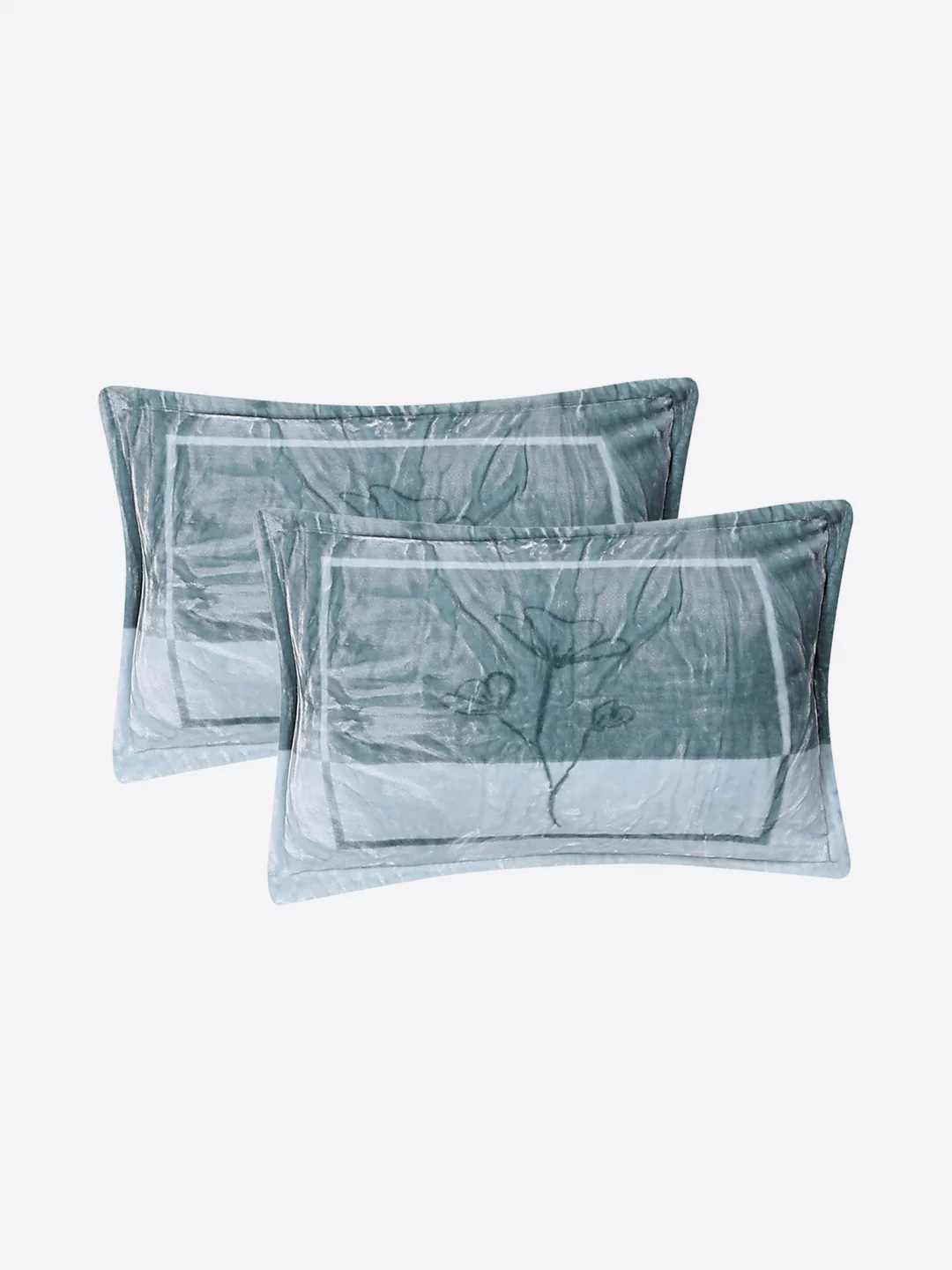 331 GSM Polyester Double Bed 1 Bedsheet with 2 Pillow Cover (Miranda) - Image 7