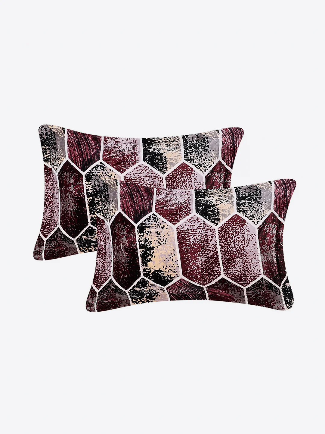 371 GSM Polyester King Bed 1 Bedsheet with 2 Pillow Cover (Rubina King) - Image 7