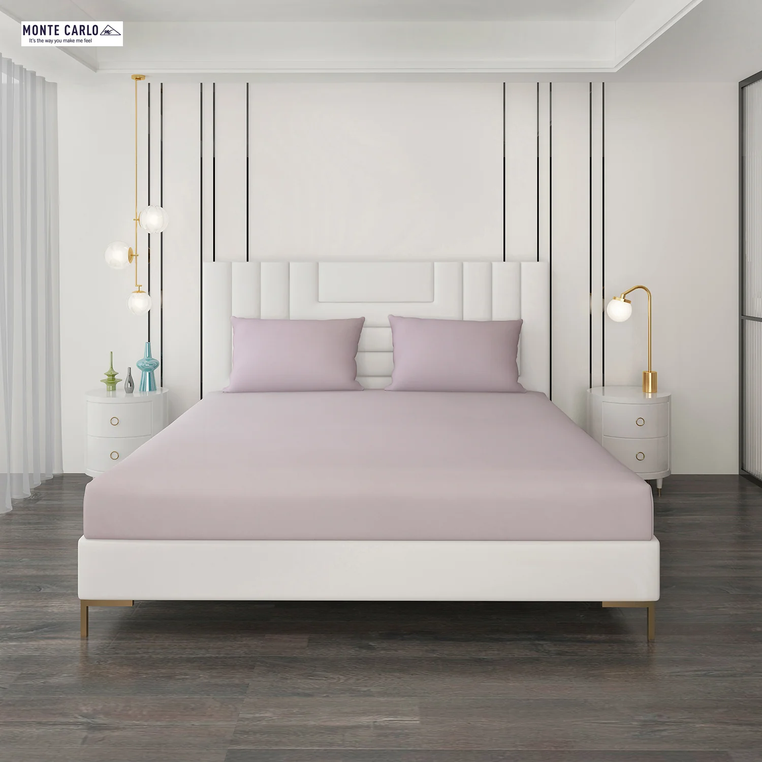 400 TC Cotton Double Bedsheet with 2 Pillow Covers - Image 3