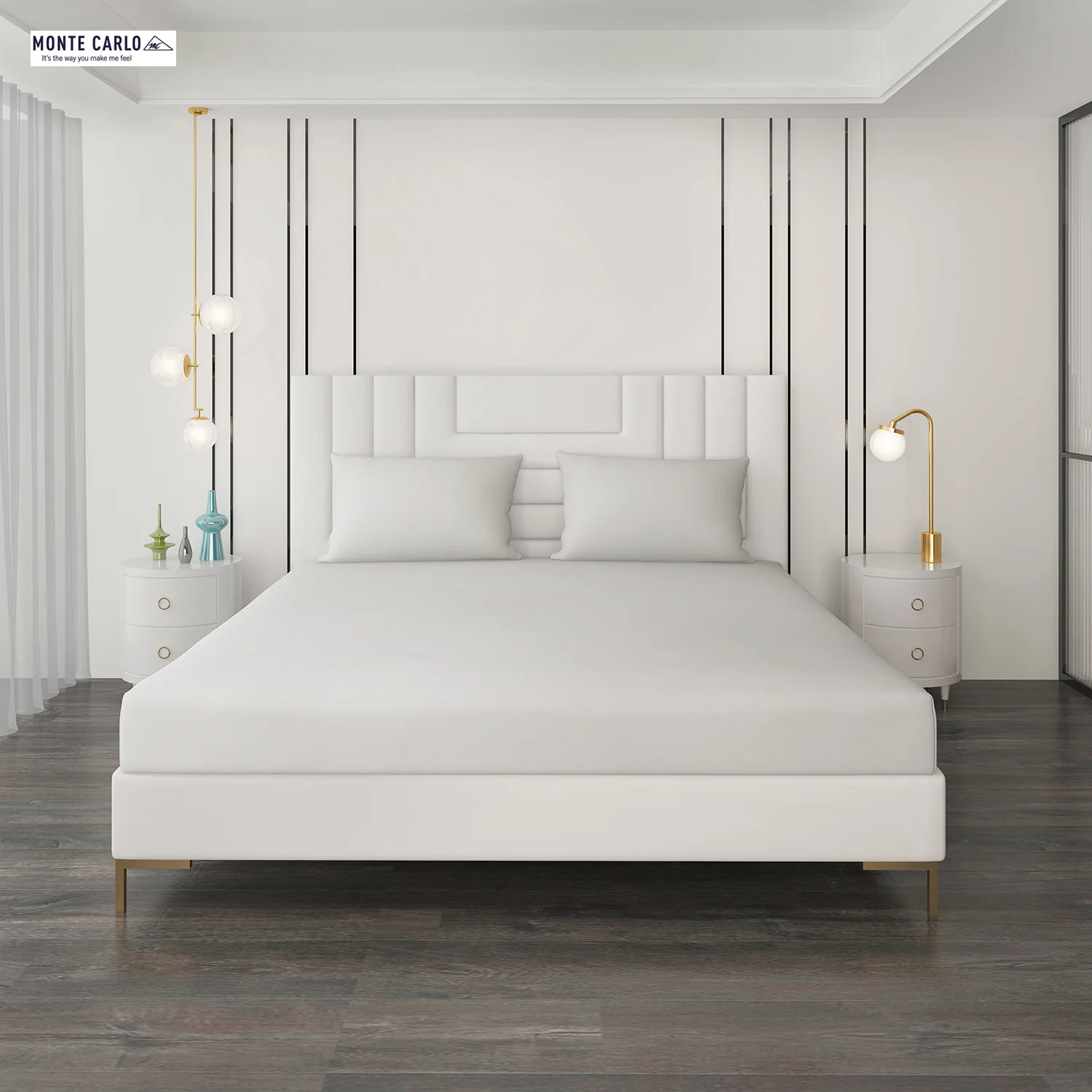 400 TC Cotton Double Bedsheet with 2 Pillow Covers - Image 3