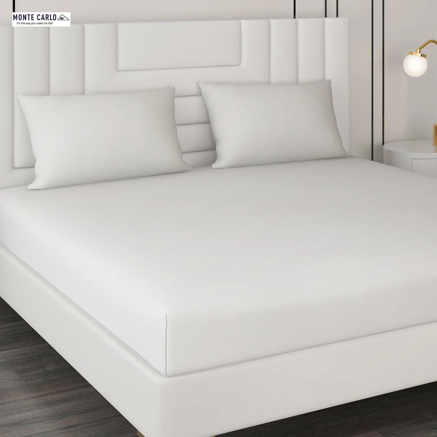 400 TC Cotton Double Bedsheet with 2 Pillow Covers - Image 4