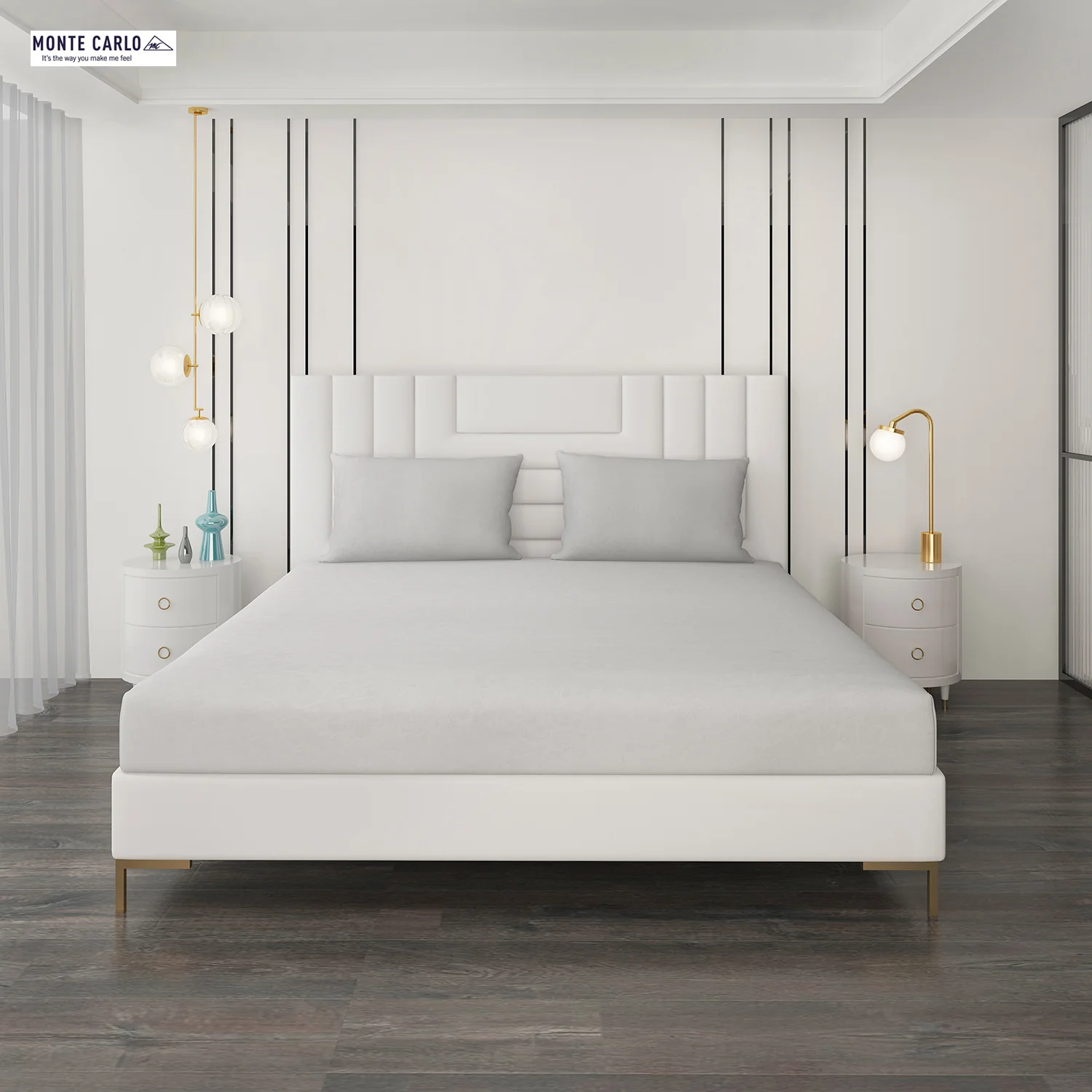 400 TC Cotton Double Bedsheet with 2 Pillow Covers - Image 4