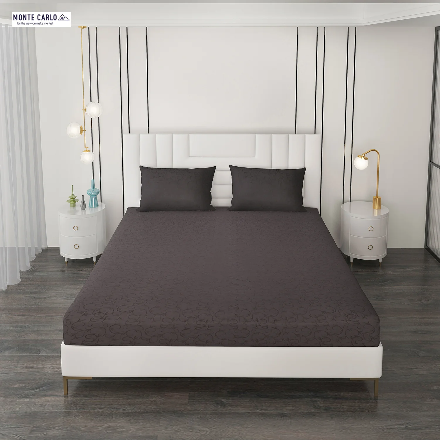 400 TC Cotton Double Bedsheet with 2 Pillow Covers - Image 3
