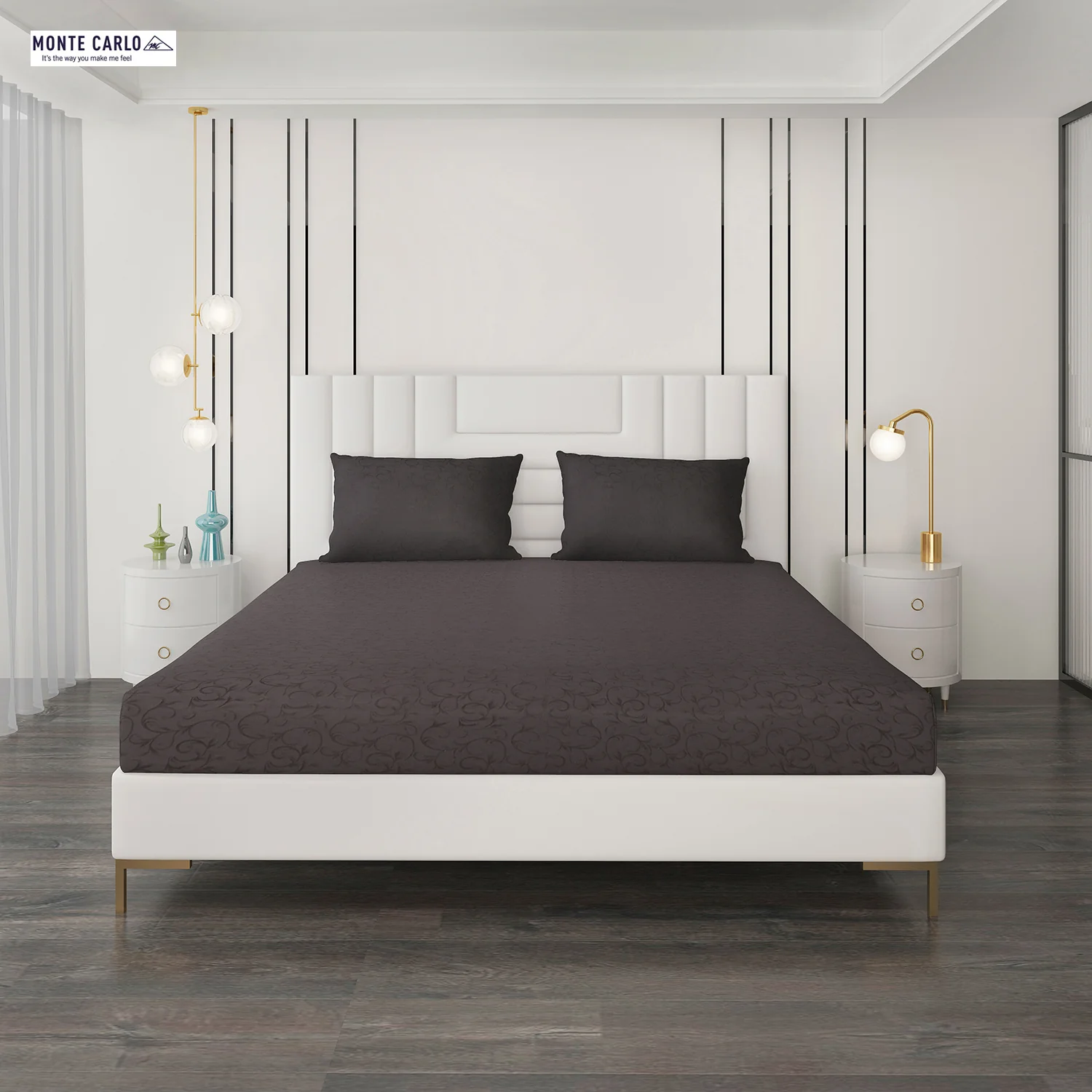 400 TC Cotton Double Bedsheet with 2 Pillow Covers - Image 4