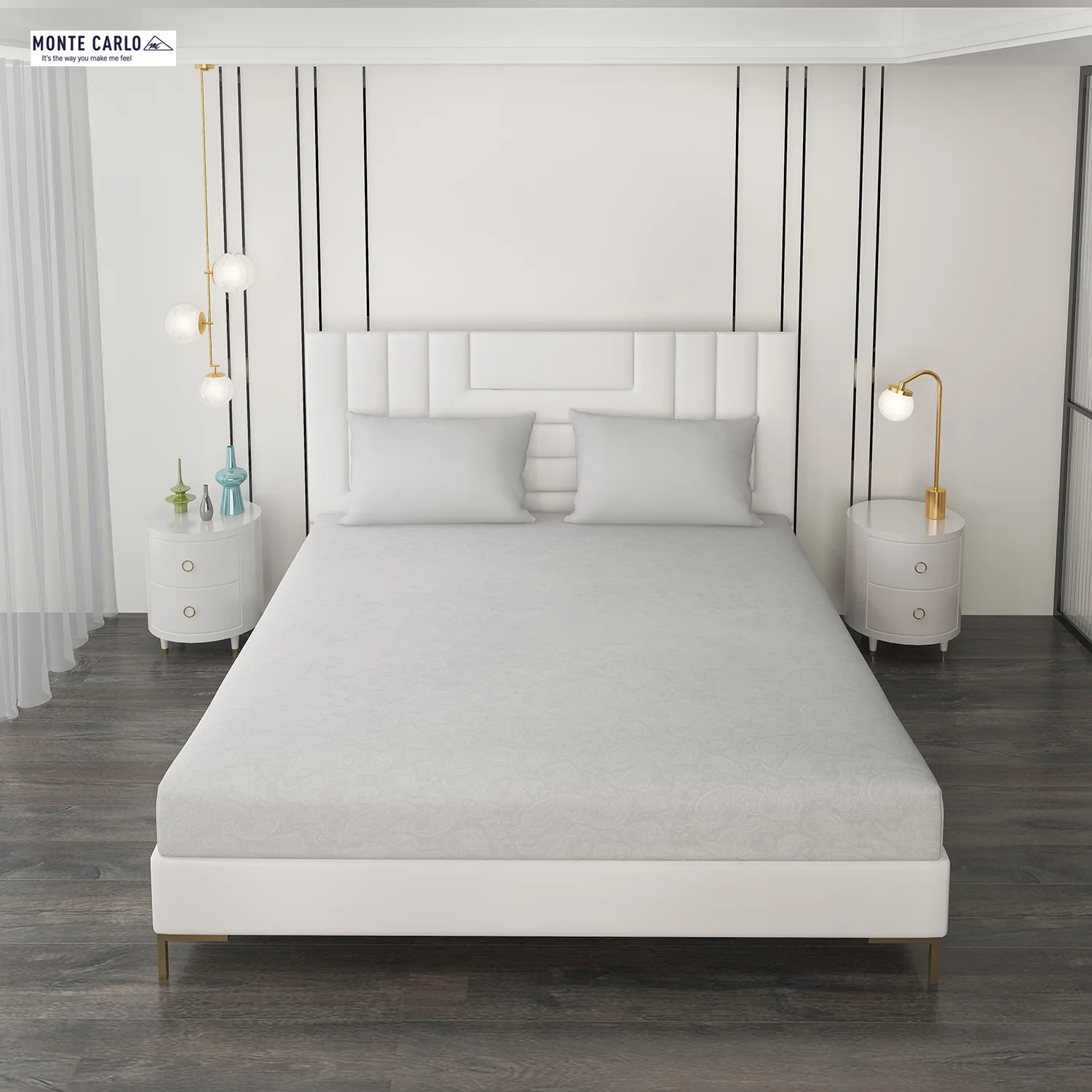 400 TC Cotton Double Bedsheet with 2 Pillow Covers - Image 3