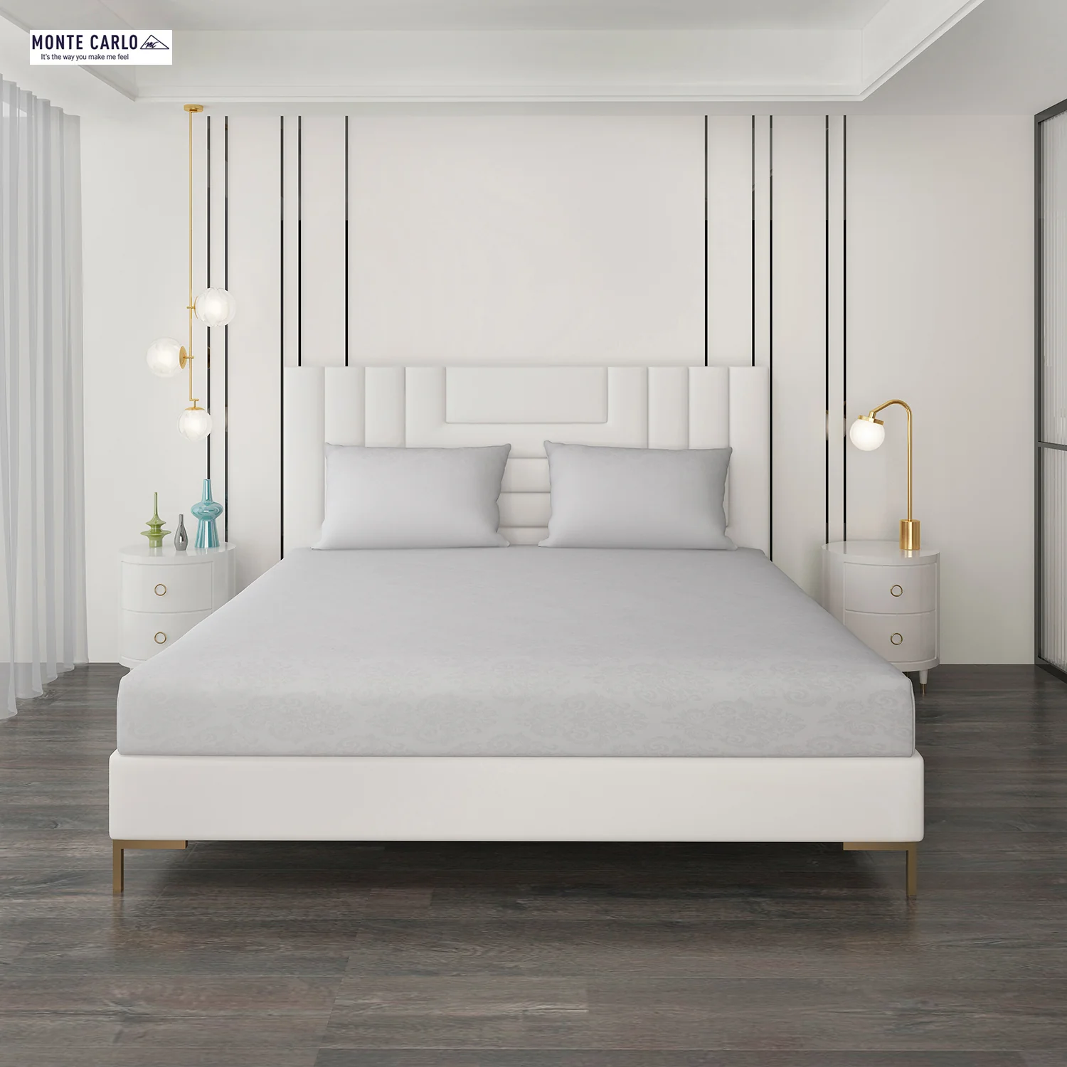 400 TC Cotton Double Bedsheet with 2 Pillow Covers - Image 4