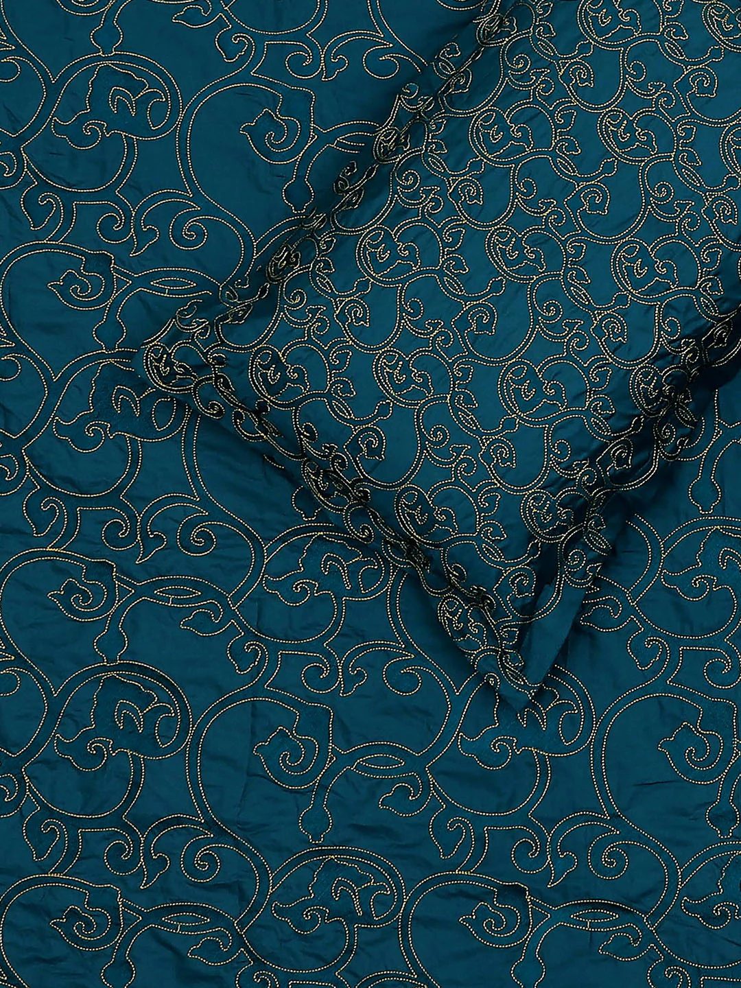400 TC Cotton King Size Luxury 10 Pc Bedding Set (Matrix) - Image 6