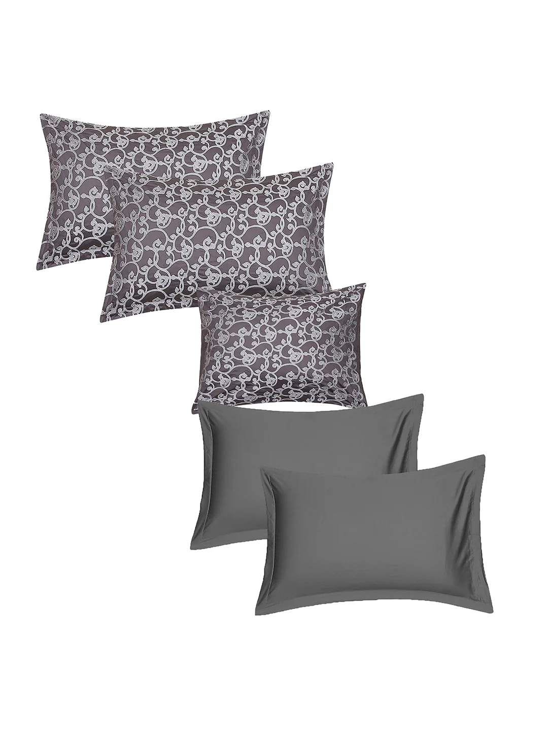 400 TC Cotton King Size Luxury 10 Pc Bedding Set (Matrix) - Image 7