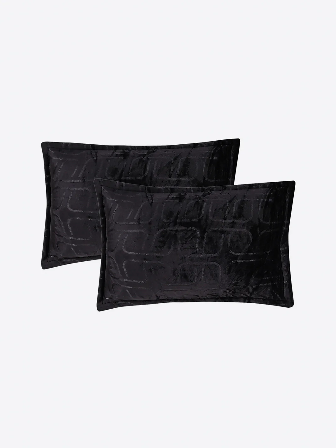 435 GSM Polyester Double Bed 1 Bedsheet with 2 Pillow Cover (Indigo) - Image 7