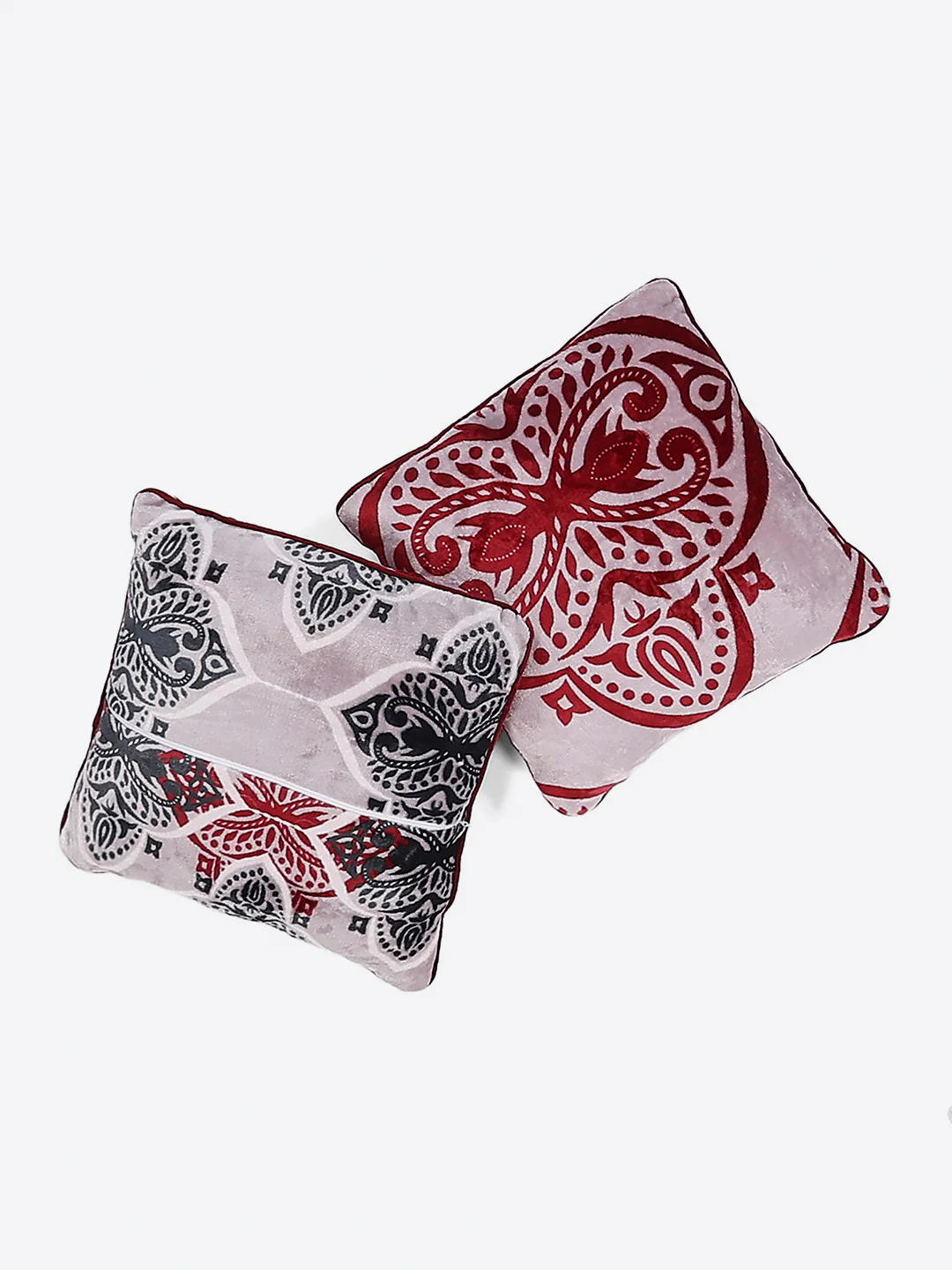 487 GSM Polyester Double Bed 1 Bedsheet, 2 Pillow Cover & 2 Cushion Case (Pristine 4 Pcs Set) - Image 6