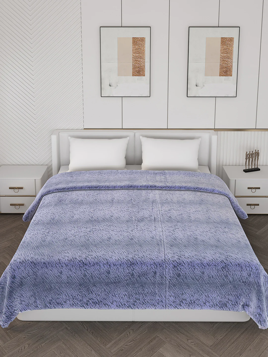 Abstract Double Bed 850 GSM Blanket Daniel 2 Ply (Weight 4.5 kg) - Image 3