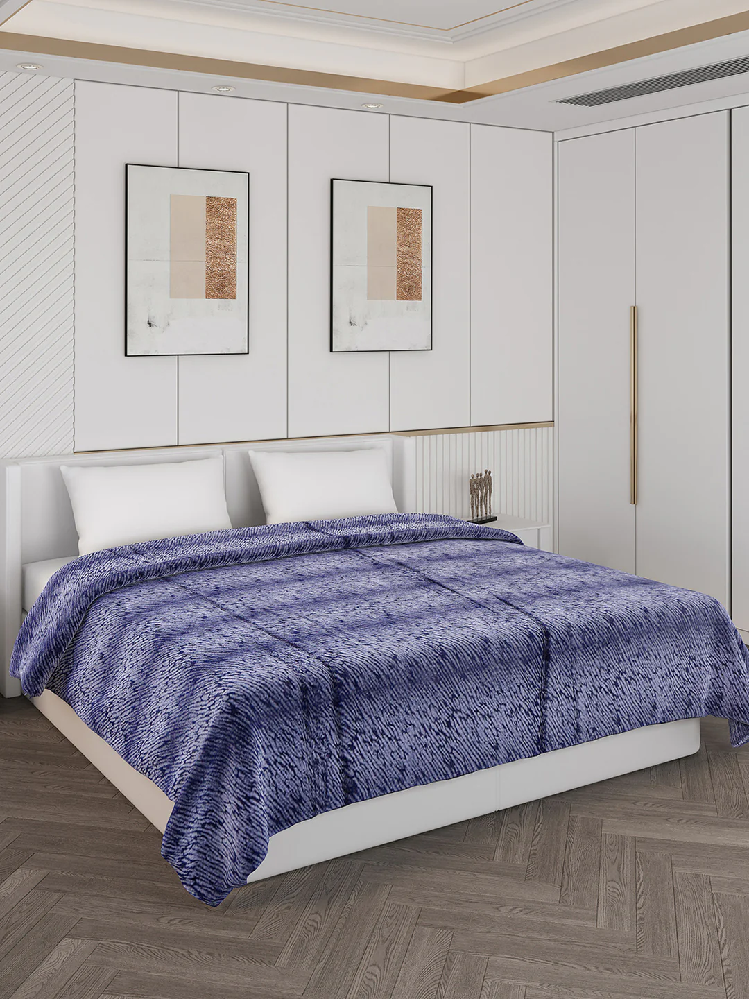 Abstract Double Bed 850 GSM Blanket Daniel 2 Ply (Weight 4.5 kg) - Image 4