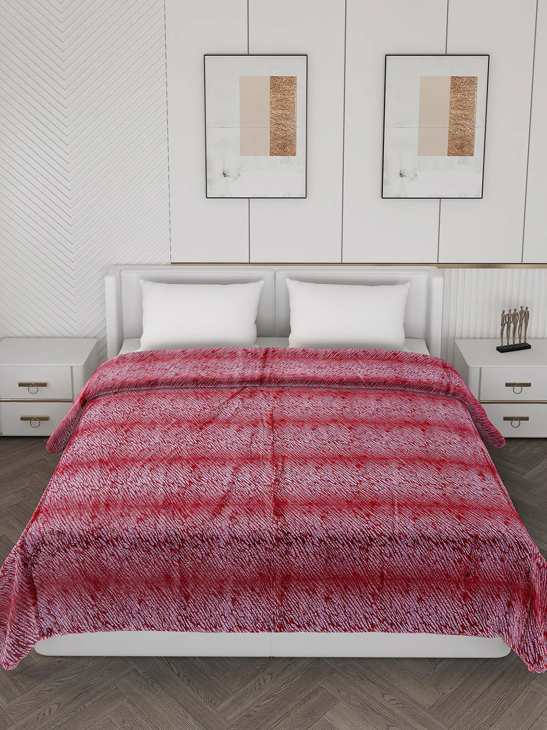 Abstract Double Bed 850 GSM Blanket Daniel 2 Ply (Weight 4.5 kg) - Image 3