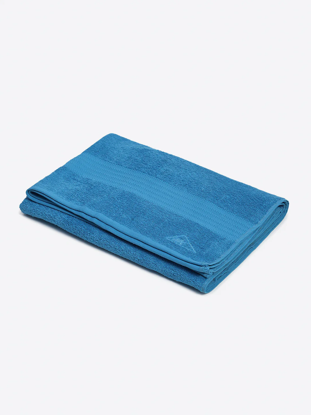 Aqua Blue Cotton Solid 400 GSM Car Towel (Jazz) - Image 2