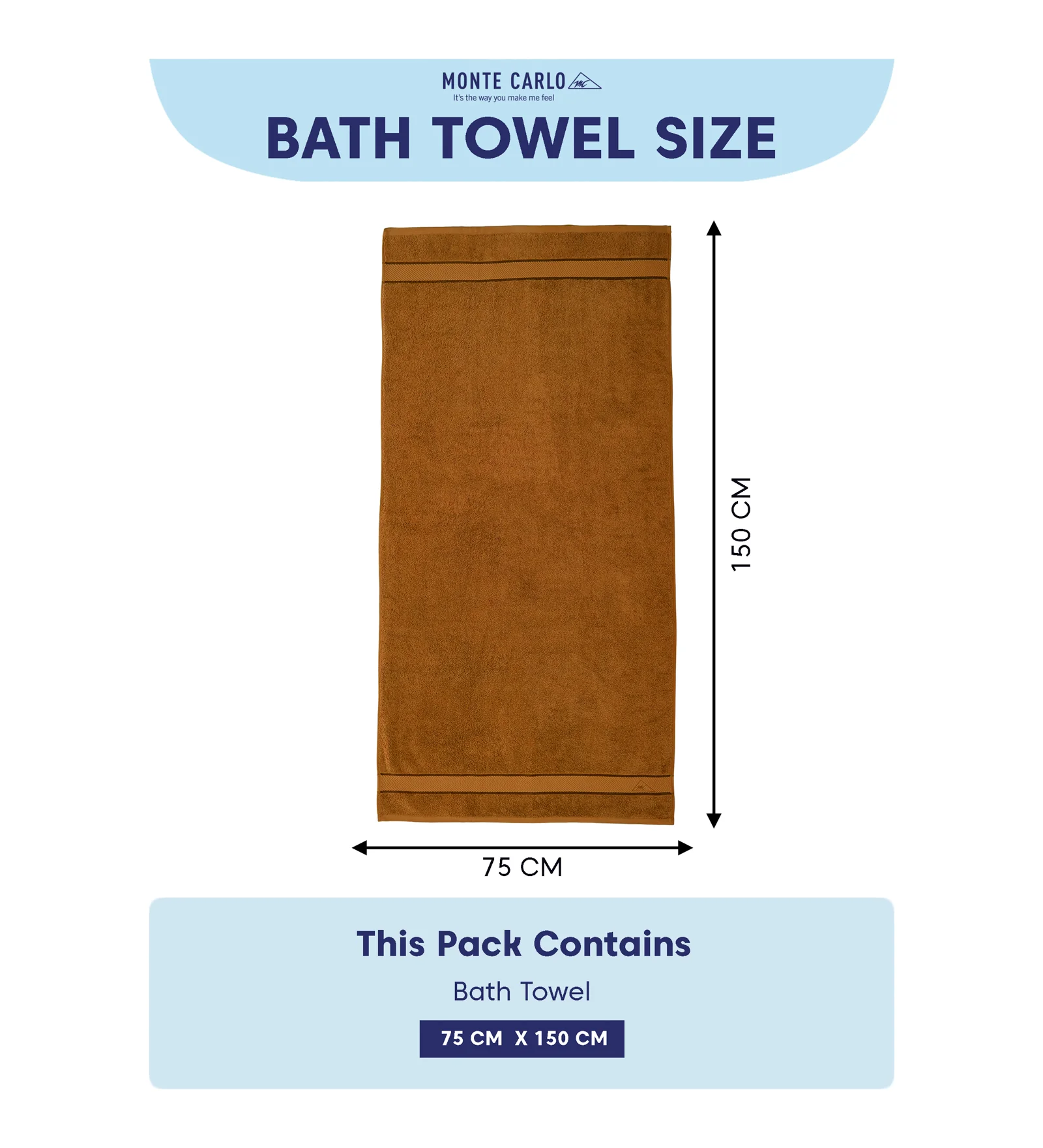Autumn Maple Pure Cotton Solid 450 GSM Bath Towel 1 Piece (Oasis Collection) - Image 8