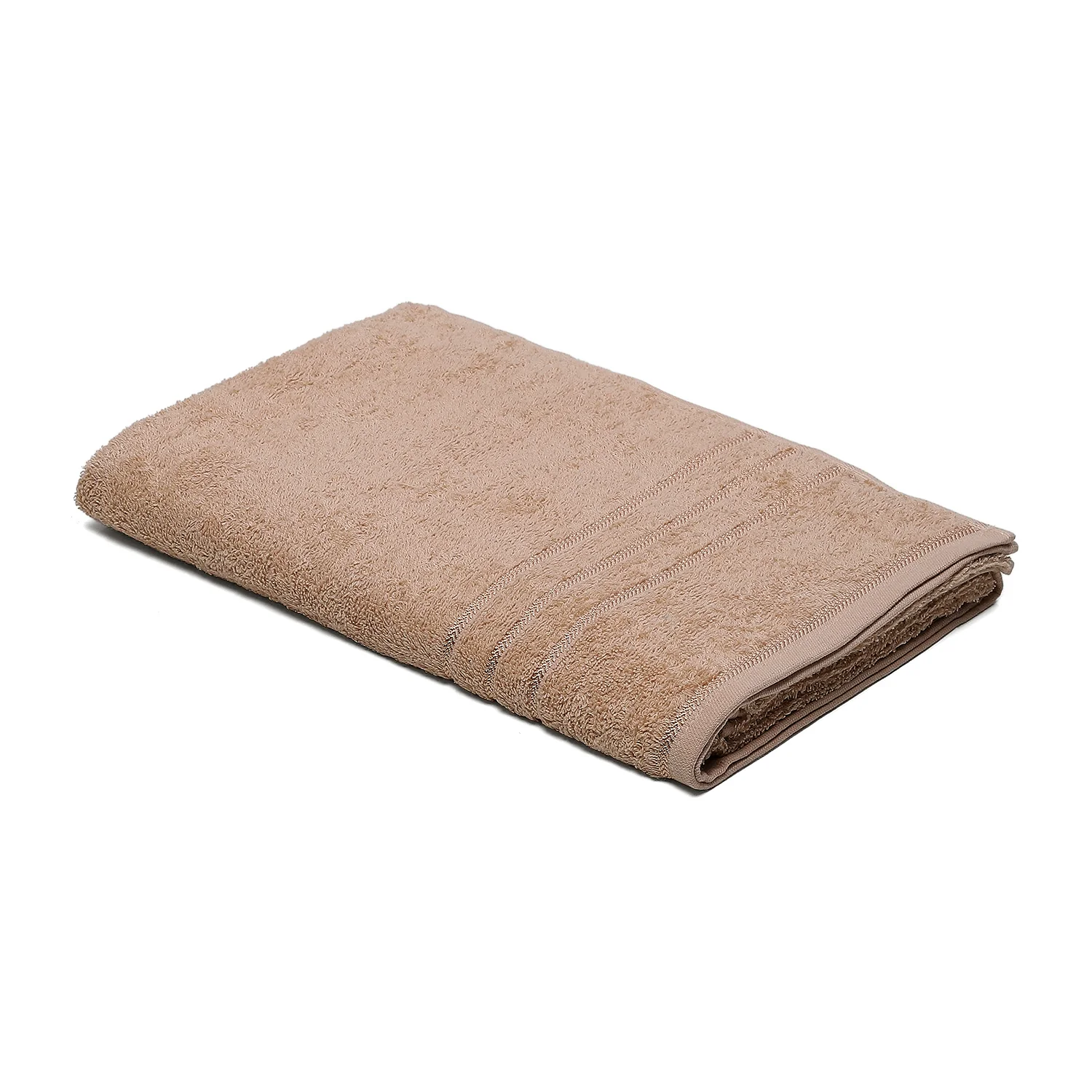Beige Cotton 350 GSM Bath Towel - Image 2