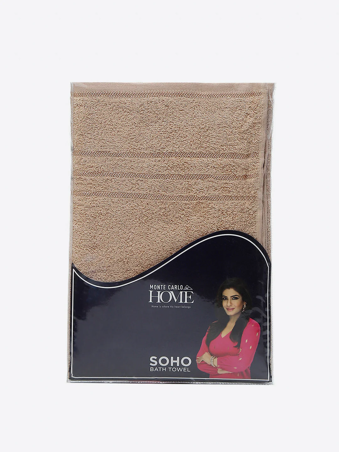 Beige Cotton 350 GSM Bath Towel - Image 5