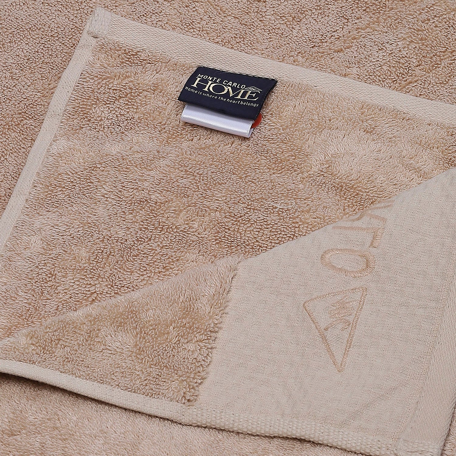 Beige Cotton 650 GSM Bath Towel - Image 4